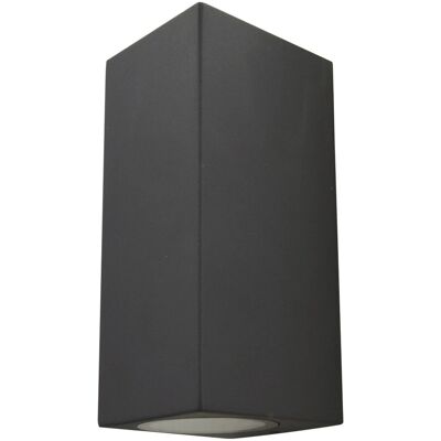 E2 Elektro Wandleuchte Aster Up-Down GU10 Anthrazit 16 cm x 7,8 cm x 6,8 cm E2 Elektro Wandleuchte Aster Up-Down GU10 Anthrazit 16 cm x 7,8 cm x 6,8 cm