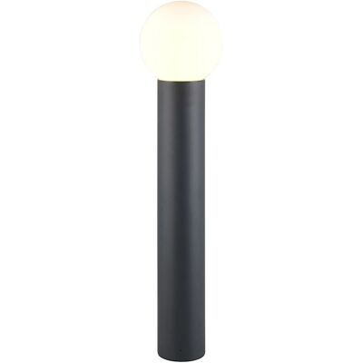 Trio LED-Pfosten Mures Anthrazit Ø 18 cm x 80 cm Trio LED-Pfosten Mures Anthrazit Ø 18 cm x 80 cm