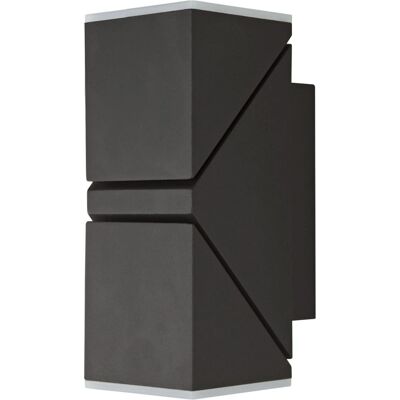 e2 elektro Wandleuchte Lyra up&down 12W CCT IP65 Anthrazit e2 elektro Wandleuchte Lyra up&down 12W CCT IP65 Anthrazit