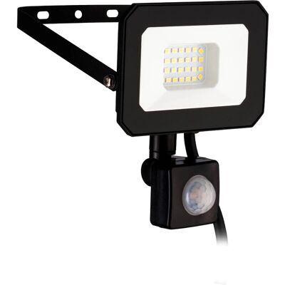 Eglo LED-Wandstrahler Risacca-E 20 W mit Sensor 8 cm x 11,5 cm Schwarz Eglo LED-Wandstrahler Risacca-E 20 W mit Sensor 8 cm x 11,5 cm Schwarz