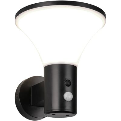 Reality LED-Außenwandleuchte Gorda mit Bewegungsmelder Schwarz Matt Reality LED-Außenwandleuchte Gorda mit Bewegungsmelder Schwarz Matt