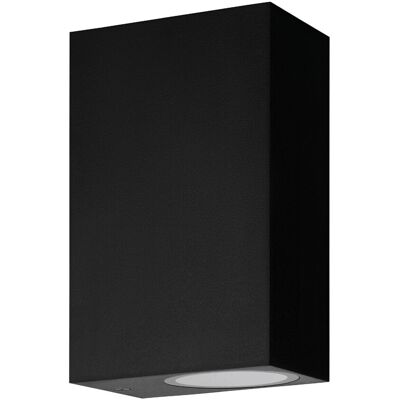 Eglo Wandleuchte Scogliera-E 2-flammig eckig 14 cm x 7 cm Schwarz Eglo Wandleuchte Scogliera-E 2-flammig eckig 14 cm x 7 cm Schwarz