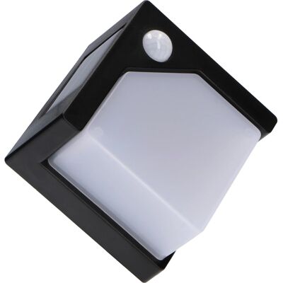Solar-Wandleuchte Pretoria 1 W 50 lm 2700 K IP44 Sensor Schwarz Solar-Wandleuchte Pretoria 1 W 50 lm 2700 K IP44 Sensor Schwarz