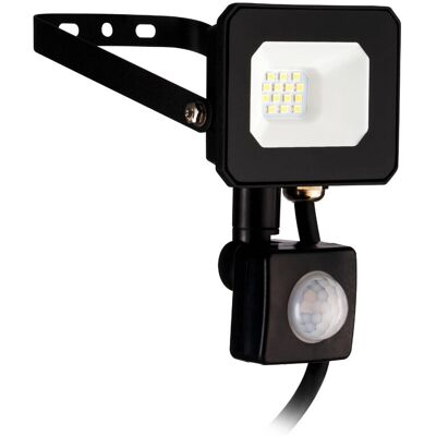 Eglo LED-Wandstrahler Risacca-E 10 W mit Sensor 6,5 cm x 8,5 cm Schwarz Eglo LED-Wandstrahler Risacca-E 10 W mit Sensor 6,5 cm x 8,5 cm Schwarz