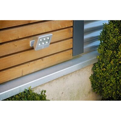 BRILONER Außen-Sensorleuchte 12cm 6x0,06W 7lm Titan BRILONER Außen-Sensorleuchte 12cm 6x0,06W 7lm Titan