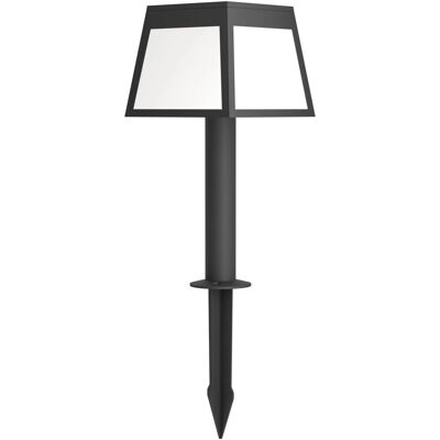 Eglo LED-Solar-Erdspieß Altilia mit Sensor 56 cm x 15,5 cm Schwarz-Weiß Eglo LED-Solar-Erdspieß Altilia mit Sensor 56 cm x 15,5 cm Schwarz-Weiß