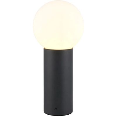 Trio LED-Pfosten Mures Anthrazit Ø 18 cm x 40 cm Trio LED-Pfosten Mures Anthrazit Ø 18 cm x 40 cm