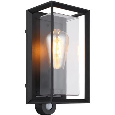 Globo LED-Außenleuchte Logana Aluminium Schwarz Matt 13 cm x 28 cm Globo LED-Außenleuchte Logana Aluminium Schwarz Matt 13 cm x 28 cm