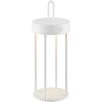 Just Light. LED-Akku-Tischleuchte Anselm Weiß 28,4 cm x Ø 12,8 Just Light. LED-Akku-Tischleuchte Anselm Weiß 28,4 cm x Ø 12,8