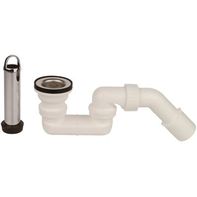 Kirchhoff Standrohrventil mit Siphon 47,8 mm (1 1/2 Zoll) x 40/50 mm Weiß Kirchhoff Standrohrventil mit Siphon 47,8 mm (1 1/2 Zoll) x 40/50 mm Weiß