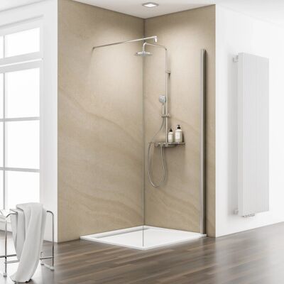 Schulte ExpressPlus Walk In MasterClass Chromoptik hell 140x200cm Schulte ExpressPlus Walk In MasterClass Chromoptik hell 140x200cm