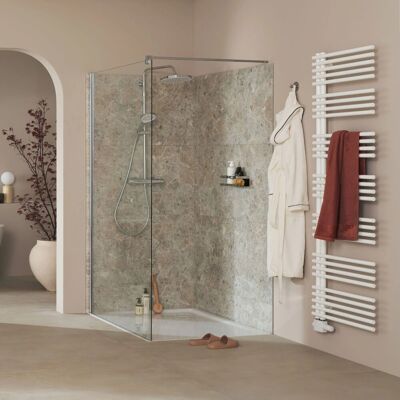 Schöner Wohnen Walk In Gretia 120 cm x 200 cm Chrom Schöner Wohnen Walk In Gretia 120 cm x 200 cm Chrom