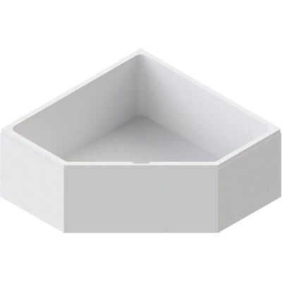 OTTOFOND Miami Wannenträger - Weiß, 122,5x57x122,5cm OTTOFOND Miami Wannenträger - Weiß, 122,5x57x122,5cm