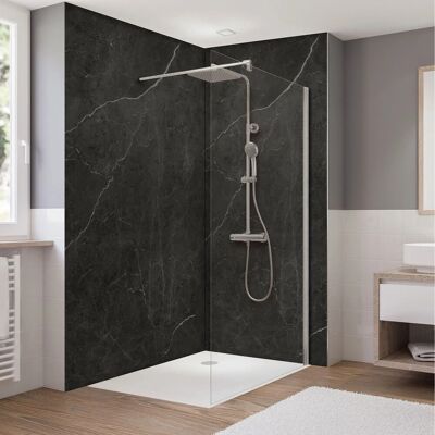 Breuer Walk-in Duschwand Via Klarglas inkl. CER Beschichtung 90 cm Chrom Breuer Walk-in Duschwand Via Klarglas inkl. CER Beschichtung 90 cm Chrom