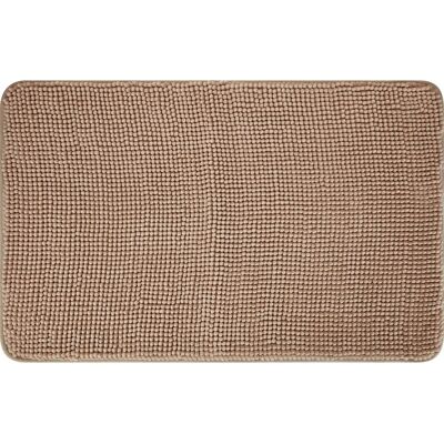 baliv Badematte 50 cm x 80 cm Polyester Beige baliv Badematte 50 cm x 80 cm Polyester Beige