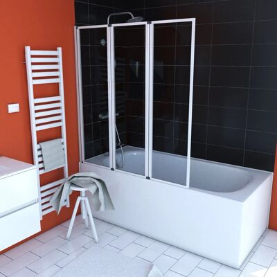 Aurlane Badewannenaufsatz Triple White 143 cm x 125 cm 3-teilig Aurlane Badewannenaufsatz Triple White 143 cm x 125 cm 3-teilig