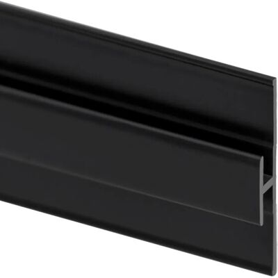 Schulte Flächenverbinder für Duschrückwand DecoDesign 210 cm Mattschwarz Schulte Flächenverbinder für Duschrückwand DecoDesign 210 cm Mattschwarz