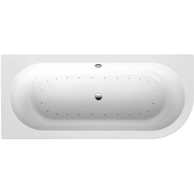 Ottofond Whirlpool Modena Corner R Silent-System 178 cm x 78 cm Schwarz-Weiß Ottofond Whirlpool Modena Corner R Silent-System 178 cm x 78 cm Schwarz-Weiß