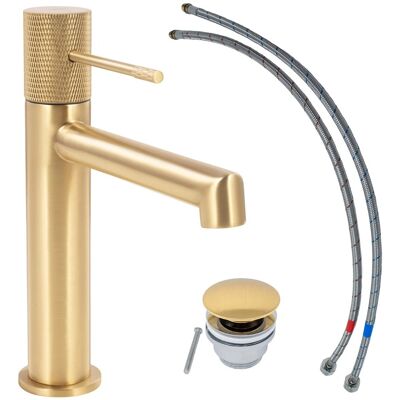 Schöner Wohnen Kollektion Schöner Wohnen Waschtischarmatur Kadia Auslaufhöhe 12,1 cm Mattgold Schöner Wohnen Kollektion Schöner Wohnen Waschtischarmatur Kadia Auslaufhöhe 12,1 cm Mattgold