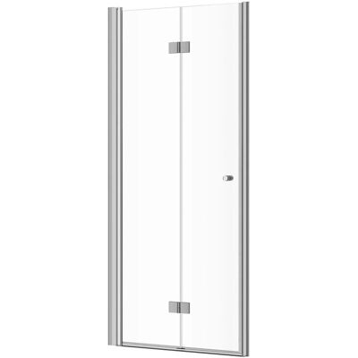 Schöner Wohnen Drehfalttür Gretia in Nische Chrom 80 cm x 200 cm DIN L Schöner Wohnen Drehfalttür Gretia in Nische Chrom 80 cm x 200 cm DIN L