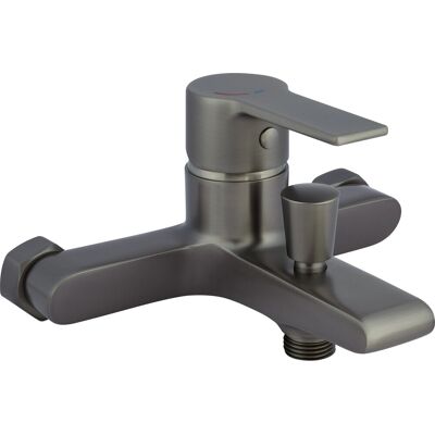 Wannenarmatur Bisenzio Einhebel Gunmetal Wannenarmatur Bisenzio Einhebel Gunmetal