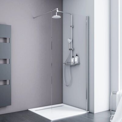 Schulte Alexa Style 2.0 Duschwand Walk In 90 x 190 cm Schulte Alexa Style 2.0 Duschwand Walk In 90 x 190 cm