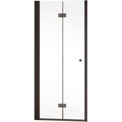 Schöner Wohnen Drehfalttür Gretia in Nische Mattschwarz 80 cm x 200 cm DIN L Schöner Wohnen Drehfalttür Gretia in Nische Mattschwarz 80 cm x 200 cm DIN L