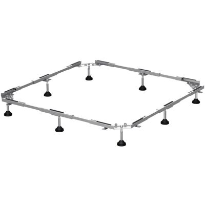 Bette Fuß-System für Steel Duschwannen 100 cm x 90 cm Metall Bette Fuß-System für Steel Duschwannen 100 cm x 90 cm Metall