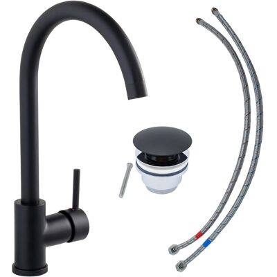 Schöner Wohnen Kollektion Schöner Wohnen Hohe Waschtischarmatur Cantis Wassersparend Mattschwarz Schöner Wohnen Kollektion Schöner Wohnen Hohe Waschtischarmatur Cantis Wassersparend Mattschwarz
