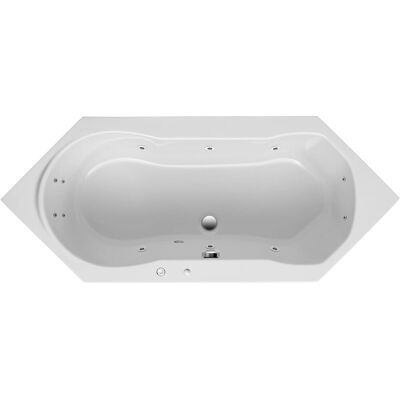 Ottofond Whirlpool Ravenna Komfort 190 cm x 80 cm Weiß Ottofond Whirlpool Ravenna Komfort 190 cm x 80 cm Weiß
