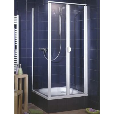Schulte Set Pendeltür und Seitenwand Sunny 80 cm x 80 cm x 180 cm Schulte Set Pendeltür und Seitenwand Sunny 80 cm x 80 cm x 180 cm