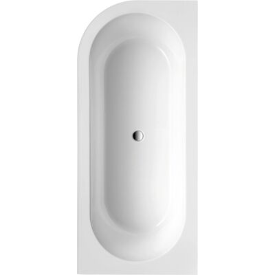 Ottofond Eck-Badewanne Modena Corner links 178 cm Schwarz-Weiß Ottofond Eck-Badewanne Modena Corner links 178 cm Schwarz-Weiß