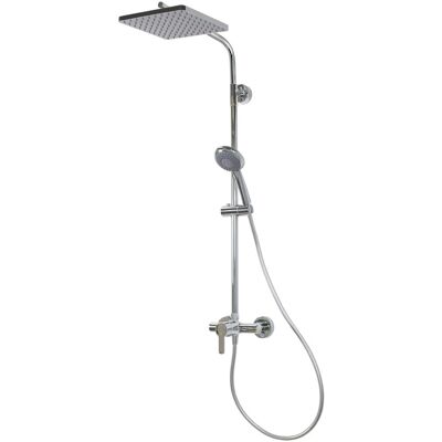 Breuer Duscharmatur Aquamaxx 310 mit Einhebelmischer eckige Kopfbrause Breuer Duscharmatur Aquamaxx 310 mit Einhebelmischer eckige Kopfbrause