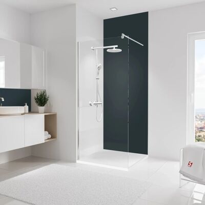 SCHULTE - DecoDesign - Anthrazit - 90x255 - Duschrückwand SCHULTE - DecoDesign - Anthrazit - 90x255 - Duschrückwand