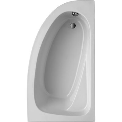 Ottofond Marina Raumsparbadewanne Modell A 1600 x 900 mm Rechts Weiß Ottofond Marina Raumsparbadewanne Modell A 1600 x 900 mm Rechts Weiß