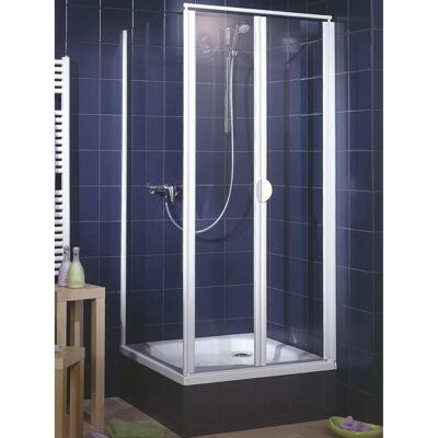 Schulte Set Pendeltür und Seitenwand Sunny 90 cm x 90 cm x 180 cm Schulte Set Pendeltür und Seitenwand Sunny 90 cm x 90 cm x 180 cm