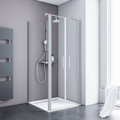 Schulte Alexa Style 2.0 Pendeltür inklusive Seitenwand 80 x 90 x 192 cm Schulte Alexa Style 2.0 Pendeltür inklusive Seitenwand 80 x 90 x 192 cm