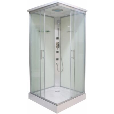 Sanotechnik Twist Duschkabine - Komplett, 80x215x80 cm, beidseitig montierbar Sanotechnik Twist Duschkabine - Komplett, 80x215x80 cm, beidseitig montierbar