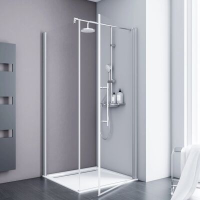 Schulte Alexa Style 2.0 Drehtür inklusive Seitenwand 80 x 80 x 192 cm Schulte Alexa Style 2.0 Drehtür inklusive Seitenwand 80 x 80 x 192 cm