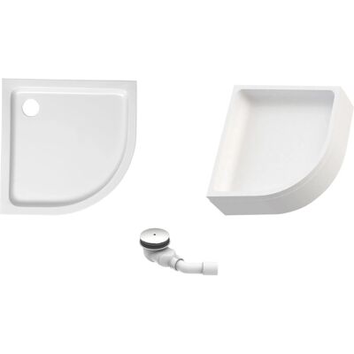 Ottofond Duschwannen-Set Viertelkreis 90 cm x 90 cm Weiß Ottofond Duschwannen-Set Viertelkreis 90 cm x 90 cm Weiß