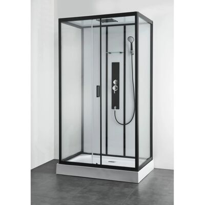 Sanotechnik Komplettduschkabine Sky 3 CL75 Schwarz Sanotechnik Komplettduschkabine Sky 3 CL75 Schwarz