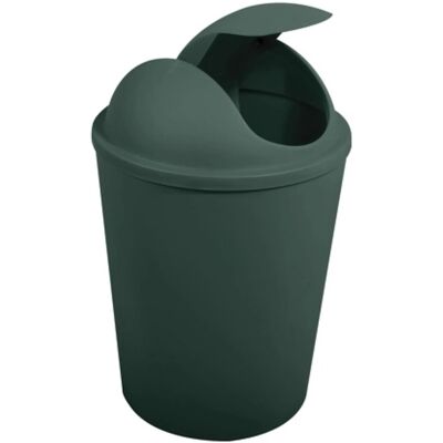 MSV Mülleimer mit Schwingdeckel Ako 5,5 l Dunkelgrün MSV Mülleimer mit Schwingdeckel Ako 5,5 l Dunkelgrün