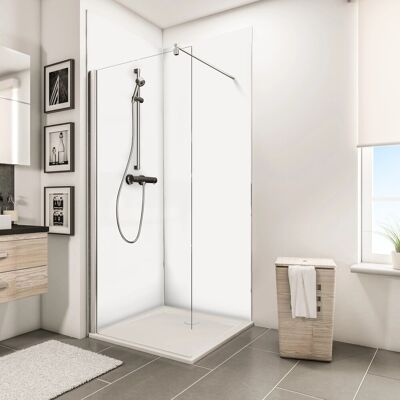 Schulte ExpressPlus DecoDesign Duschrückwand Set Ecke Dekor Weiß Schulte ExpressPlus DecoDesign Duschrückwand Set Ecke Dekor Weiß