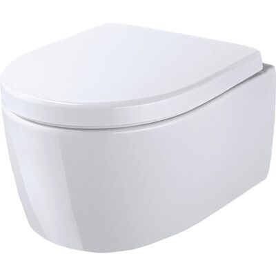 Geberit Tiefspül Wand-WC iCon Spülrandlos verkürzt inkl. WC-Sitz Weiß Geberit Tiefspül Wand-WC iCon Spülrandlos verkürzt inkl. WC-Sitz Weiß