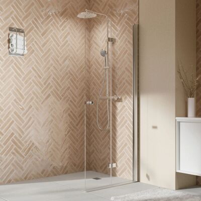 Breuer Drehfalttür Elana 2.0 Walk-In Klarglas inkl. CER+ 200 cm x 100 cm Rechts Breuer Drehfalttür Elana 2.0 Walk-In Klarglas inkl. CER+ 200 cm x 100 cm Rechts