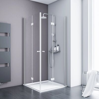 Schulte Alexa Style 2.0 Drehfalttür als Eckeinstieg 90 x 90 x 192 cm Schulte Alexa Style 2.0 Drehfalttür als Eckeinstieg 90 x 90 x 192 cm