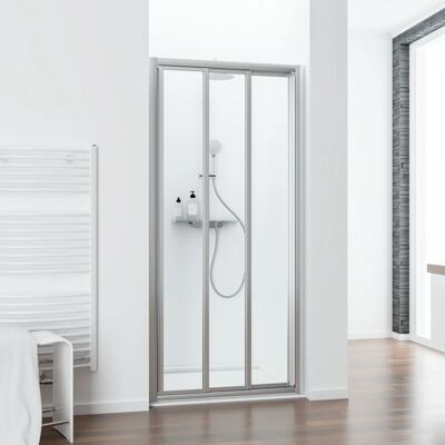 Schulte Duschkabine-Schiebetür Kristall/Trend Nische 185 cm x 90 cm Alunatur Schulte Duschkabine-Schiebetür Kristall/Trend Nische 185 cm x 90 cm Alunatur