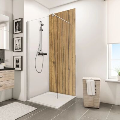 Schulte DecoDesign Duschrückwand Dekor Schwarzwaldeiche 255 x 150 cm Schulte DecoDesign Duschrückwand Dekor Schwarzwaldeiche 255 x 150 cm