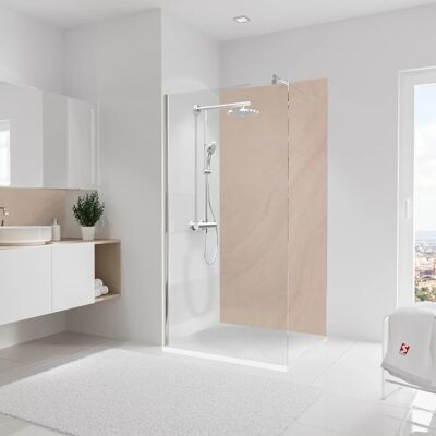 Schulte Duschrückwand SofttouchDecoDesign 210 cm x 100 cm Sandstein-Beige Schulte Duschrückwand SofttouchDecoDesign 210 cm x 100 cm Sandstein-Beige