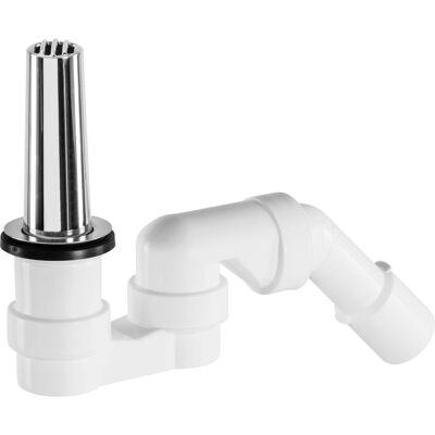 LUXTOOLS Standrohrventil für Duschwanne 44,8 mm (G 1 1/2) Weiß LUXTOOLS Standrohrventil für Duschwanne 44,8 mm (G 1 1/2) Weiß